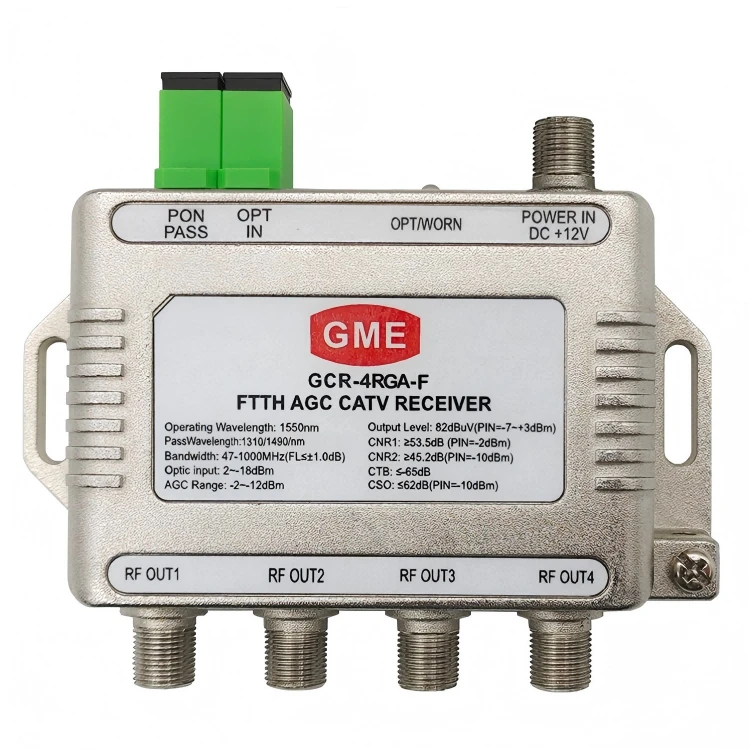 Які сценарії додатків приймача кабелю FTTH AGC?