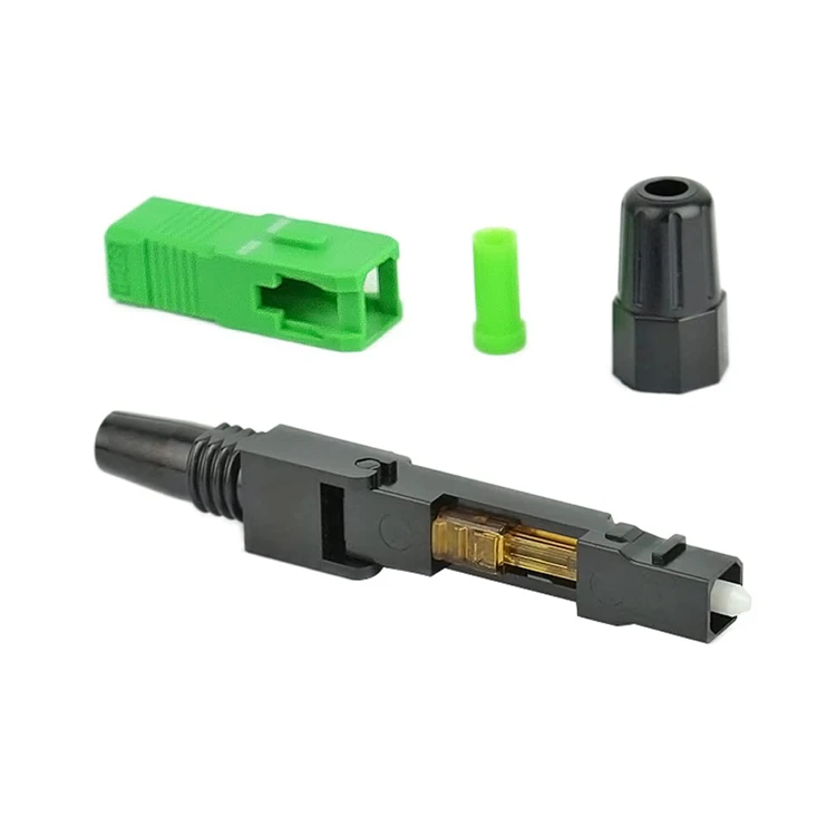 Simplex Singlemode SC/APC Fiber Fast Connectors