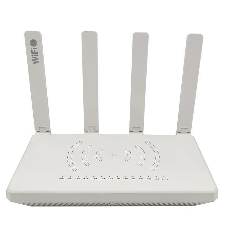 XPON+4GE+1POTS+1USB3.0+CATV+AX3000 WIFI6 HGU ONU